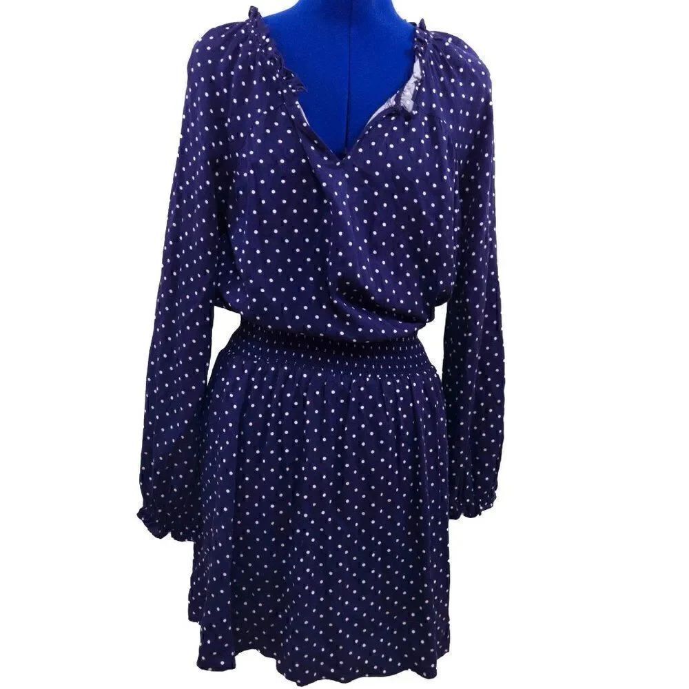 NWT Southern Tides Nautical Navy W Lucinda Smocked Dress - Size S